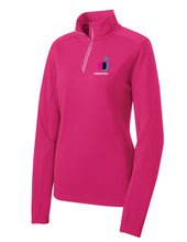 Load image into Gallery viewer, LST860 Sport-Tek® Ladies Sport-Wick® Textured 1/4-Zip Pullover