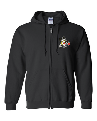 YOUTH BEE ZIP-UP hoody with NAME