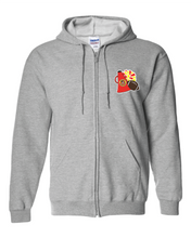 Load image into Gallery viewer, ADULT POM ZIP-UP hoody with NAME