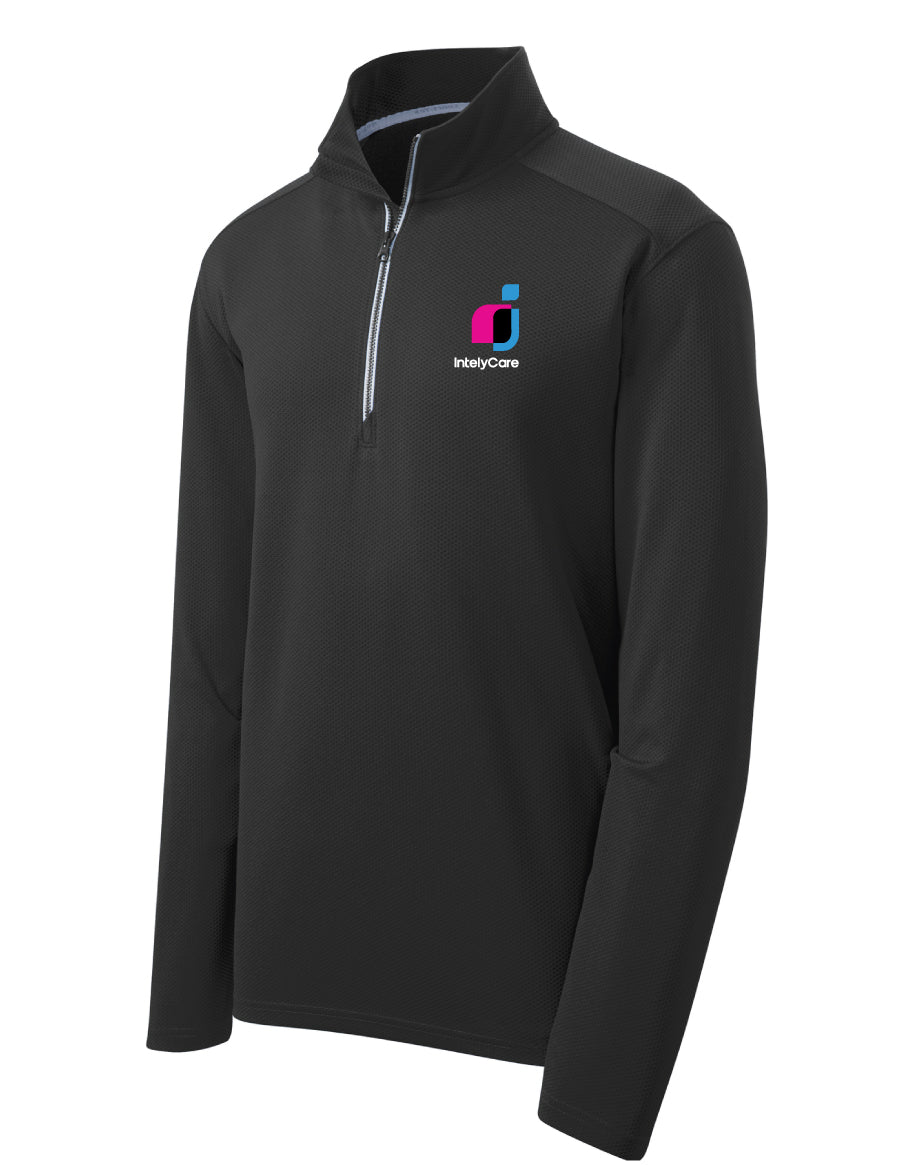 ST860 Sport-Tek® Sport-Wick® Textured 1/4-Zip Pullover