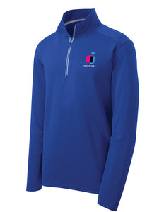 ST860 Sport-Tek® Sport-Wick® Textured 1/4-Zip Pullover